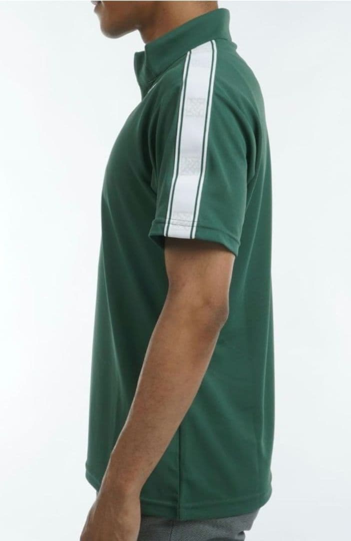 【入手困難】デサントゴルフ スタンド ハーフジップ ストレッチ シャツ M