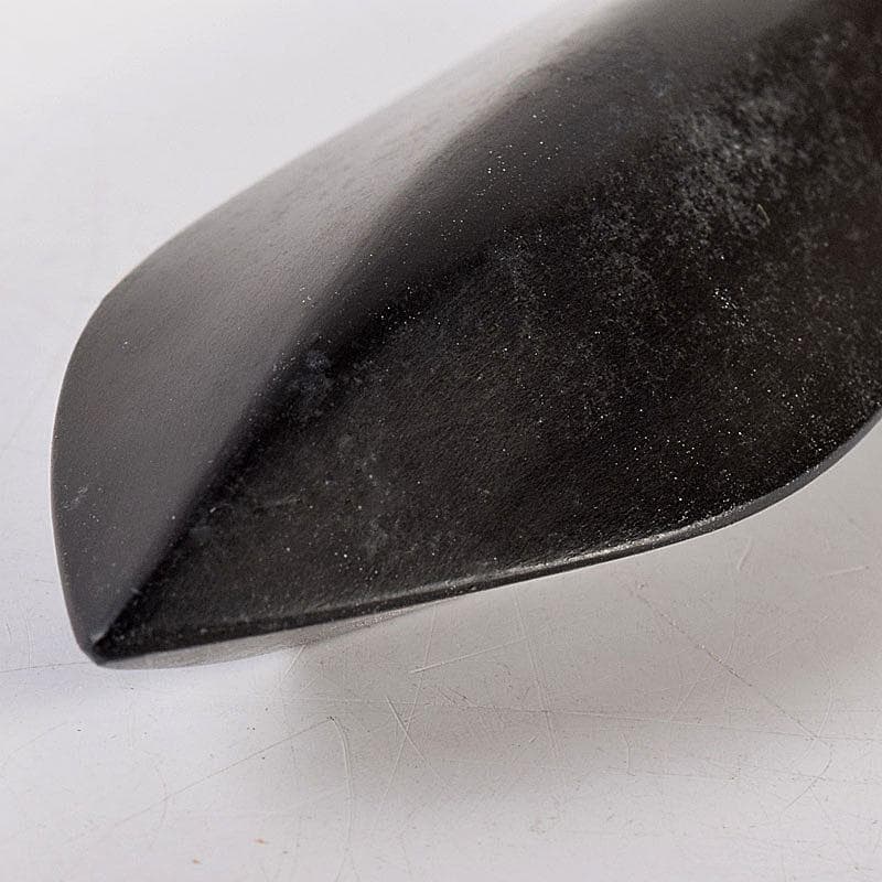 書道具　甲斐雨端硯　十一代　雨宮静軒作　石劔　石硯　文鎮　共箱　C　8066