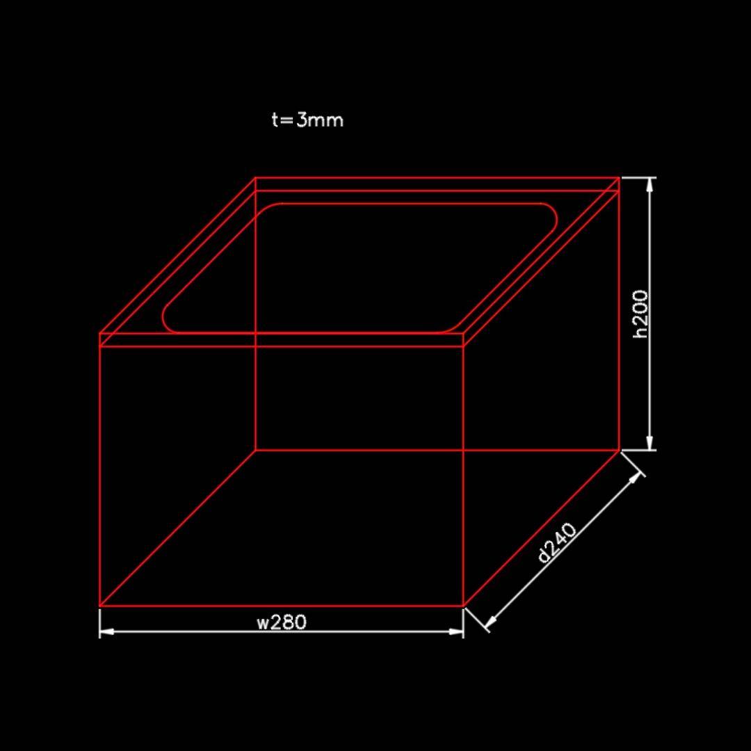 【M0109】オーダーメイドアクリル水槽