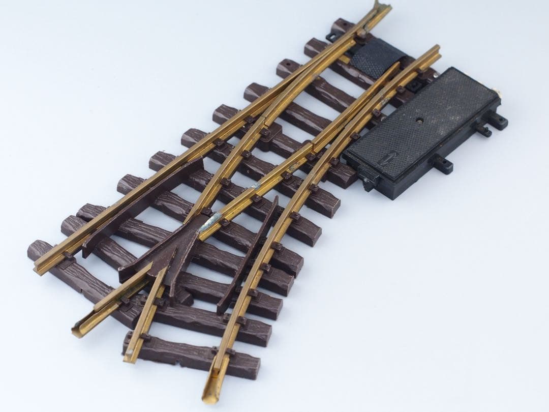 Gゲージ 鉄道模型 LGB LEHMANN レーマン 電動ポイント 左