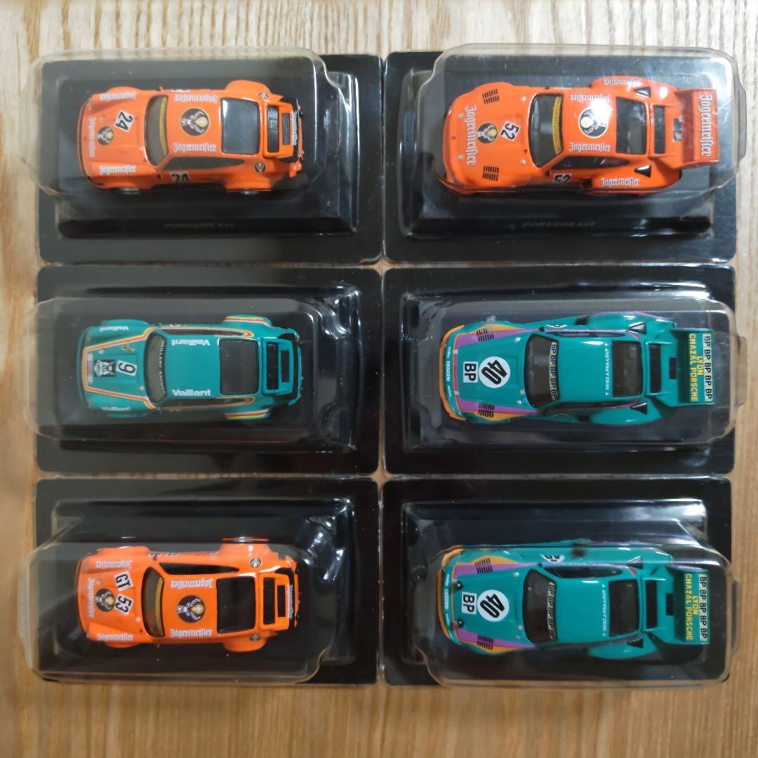 京商 1/64 ポルシェ934/935 ボックス ６台セット