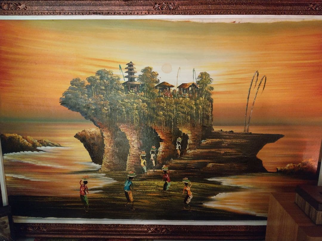 バリ芸術　絵画　送料込み価格