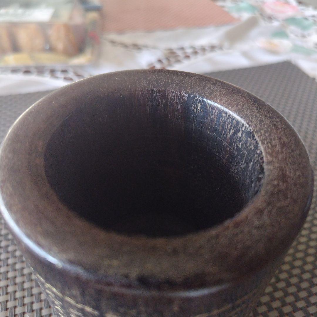 印度小葉檀木牛毛纹满金星筆筒底款乾隆年製