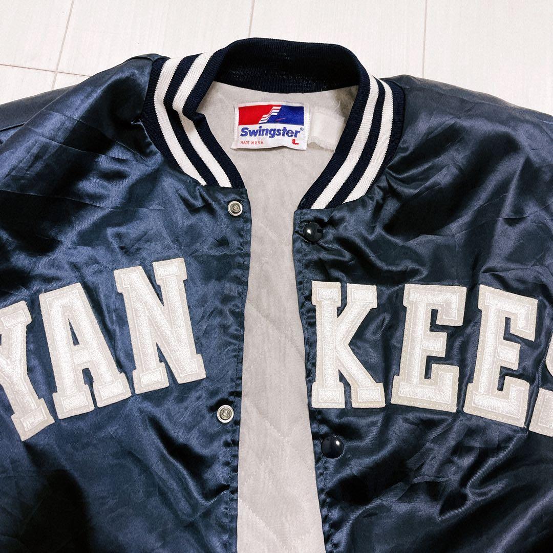 90s スタジャン made in usa ヤンキース　アメリカ製　ヴィンテージ