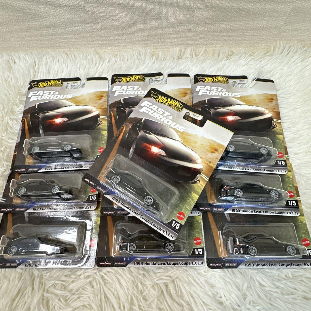 新品 ホットウィール 1993 Honda Civic Coupe 10台セット