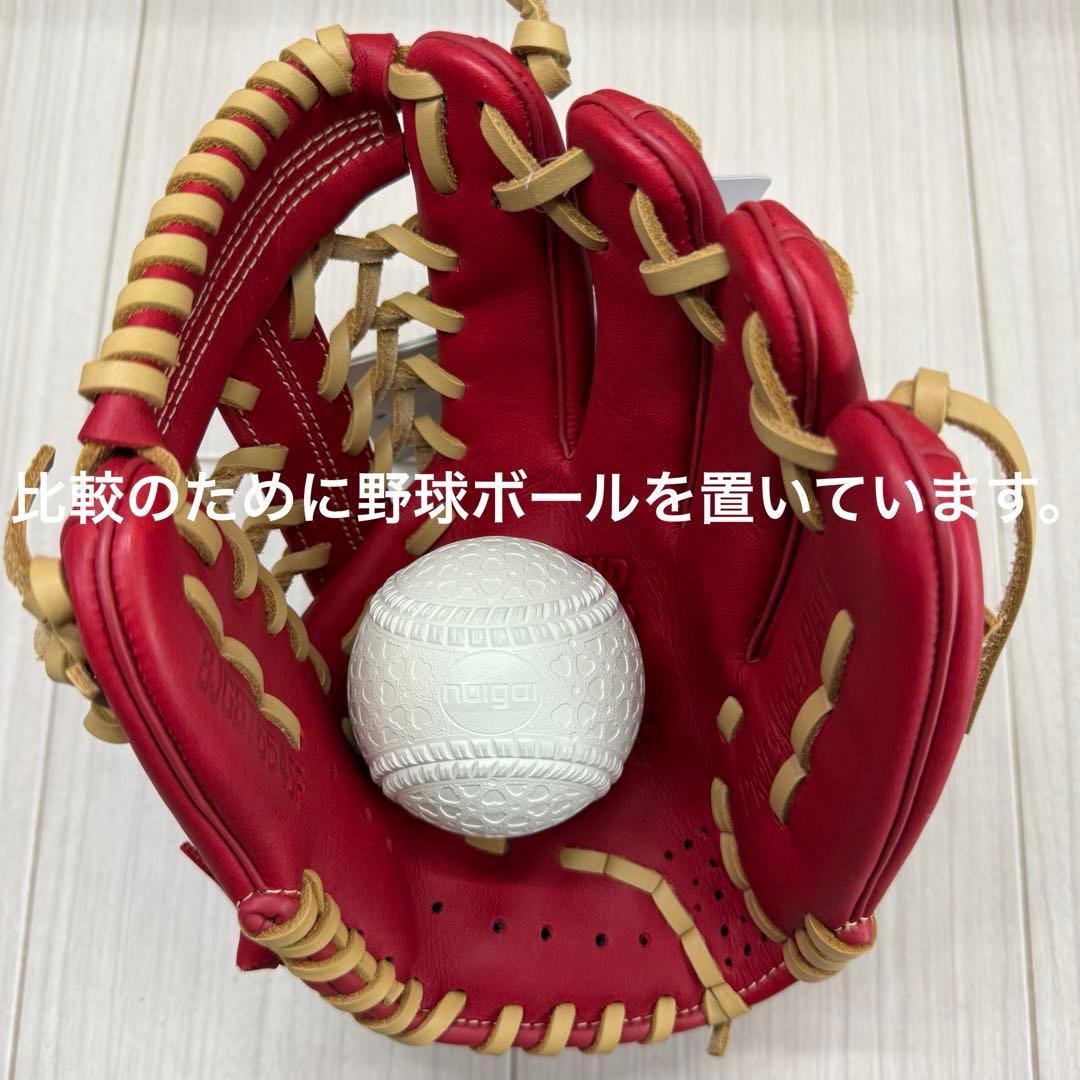 ZETT　ゼット　少年軟式グランドヒーロー　オールラウンド用　レッド　右投げ