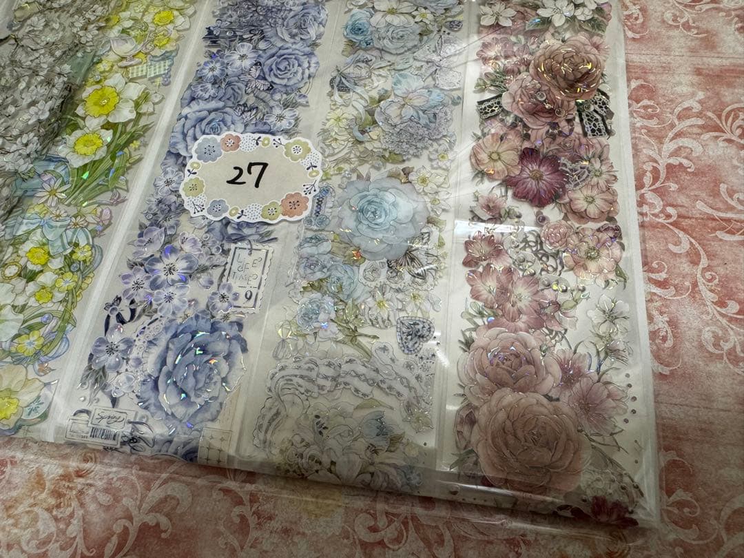 海外 PETテープ マスキングテープ 切り売りセット27