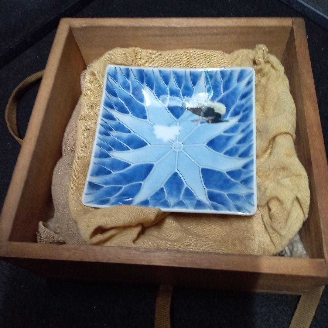 鍋島鳥絵皿、サイズ、１１−１１センチ