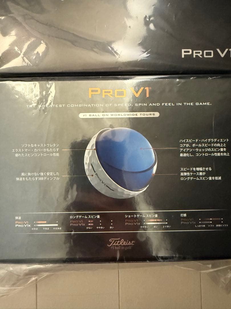 Titleist Pro V1 ゴルフボール 2箱セット