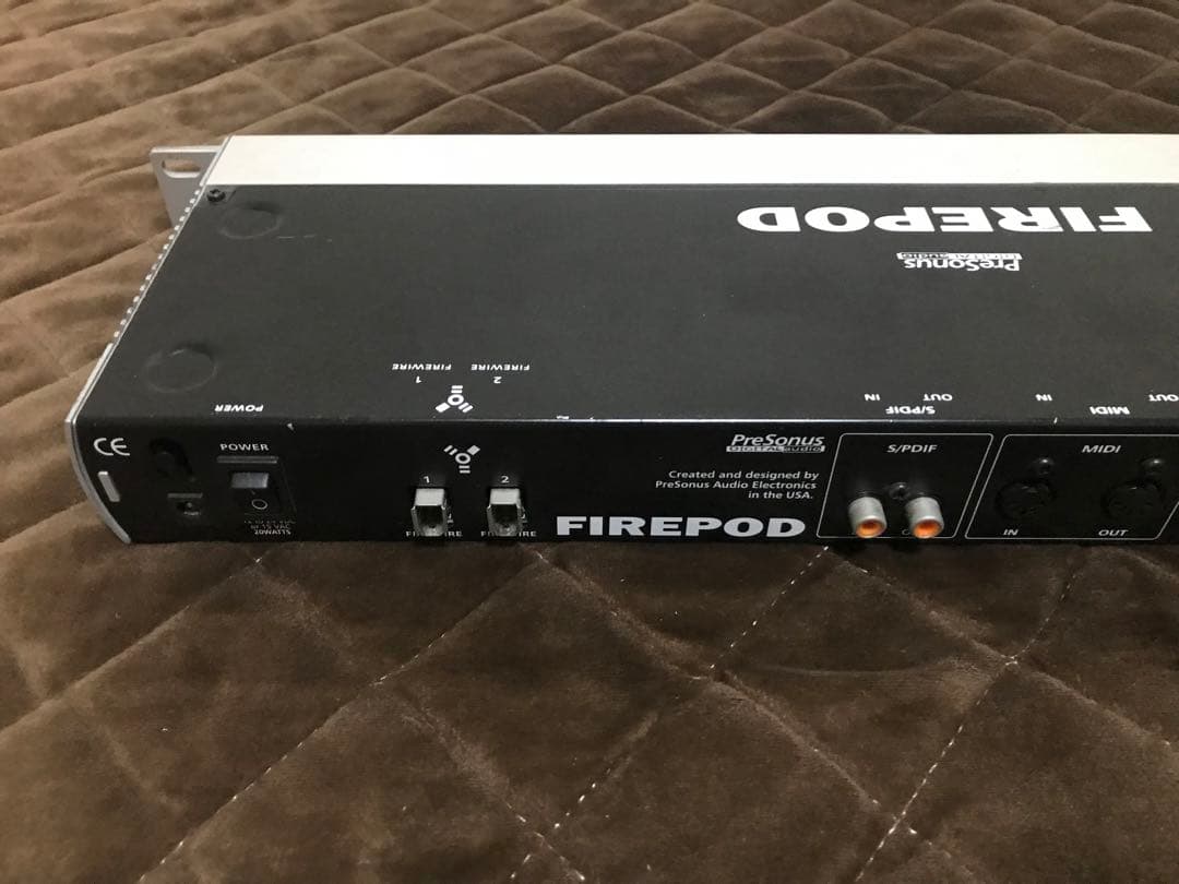 レコーディング オーディオインターフェース PreSonus FIREPOD！