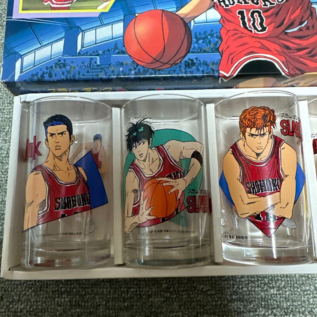 SLAM DUNK キャラクターグラス 5個セット