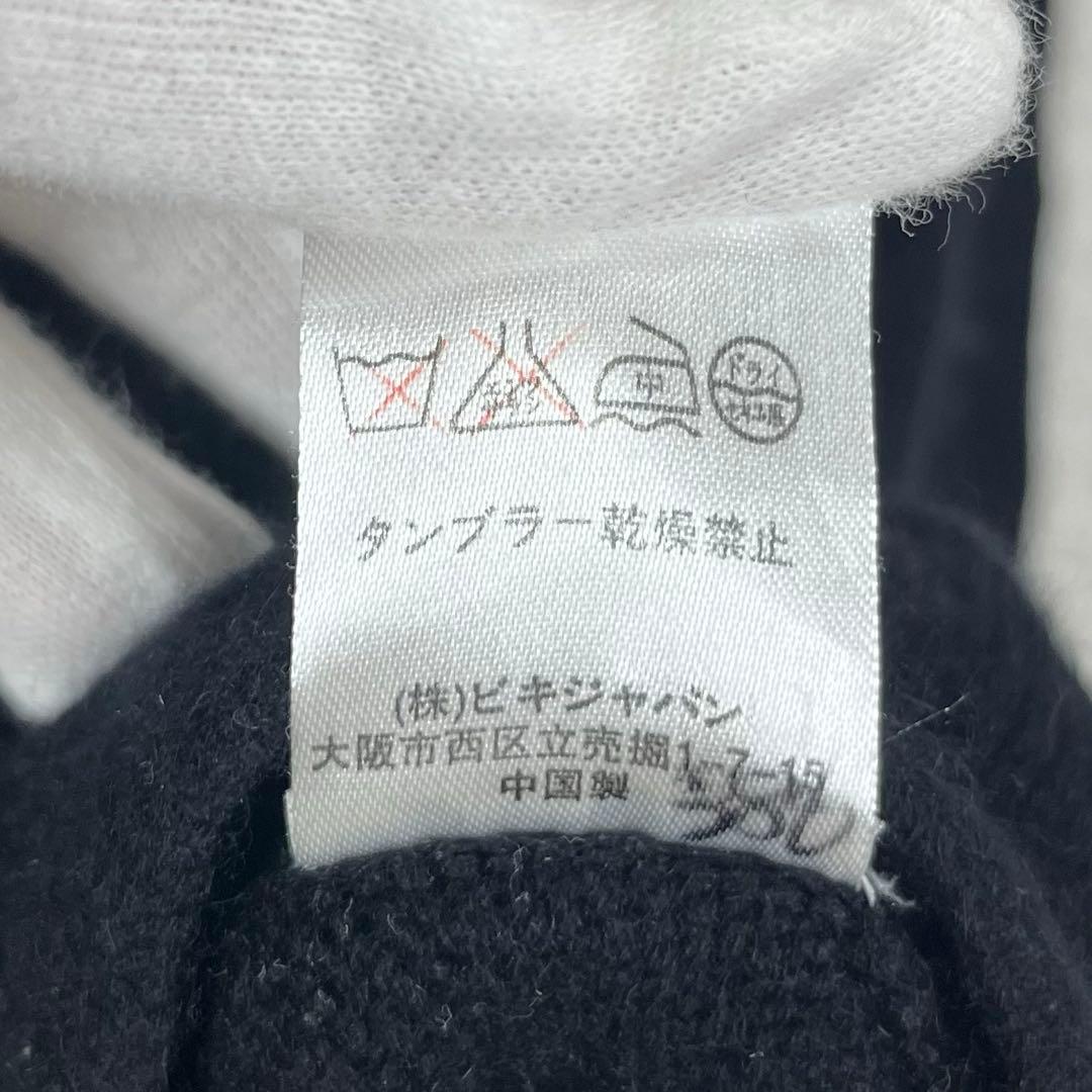 ピッコーネ/カシミア100/ハイネックニット/セーター/40/黒/キャラデザイン