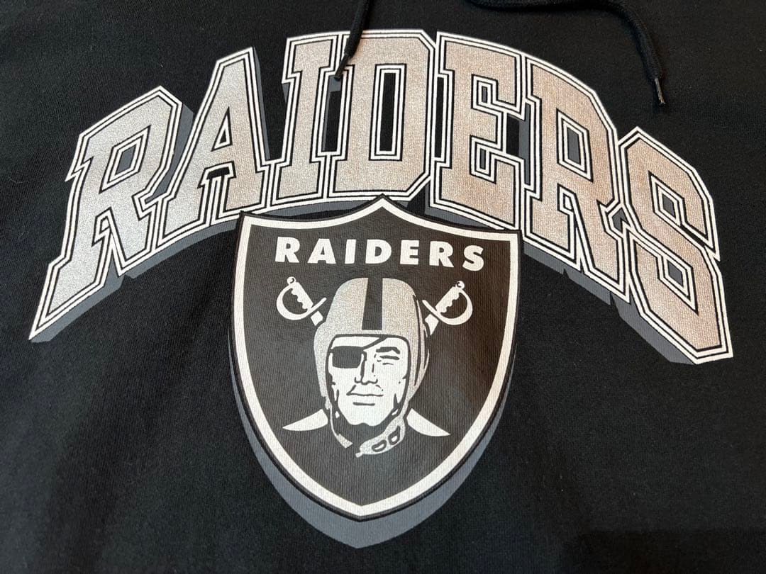 新品NFL RAIDERS コラボRussell ラッセル黒レイダース2XL