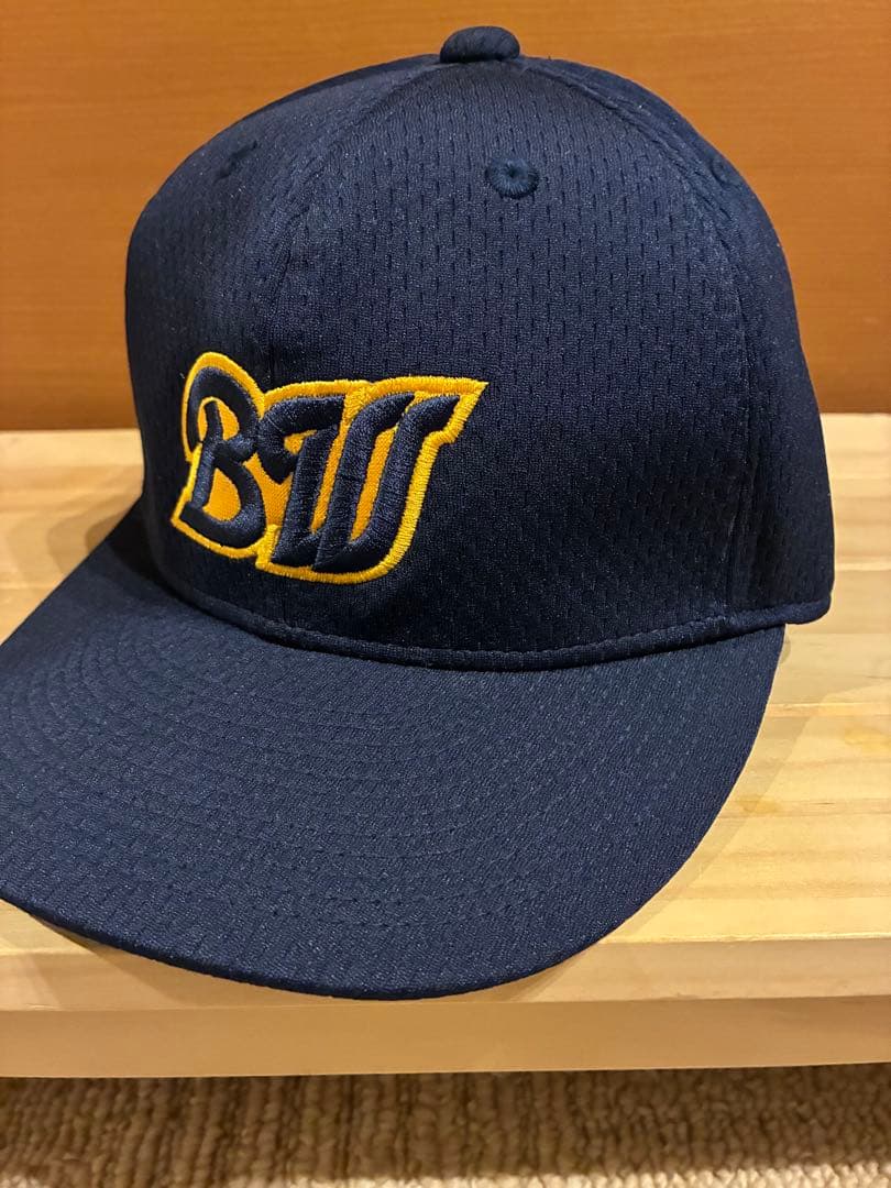 ブルーウェーブキャップNPBマーク付き