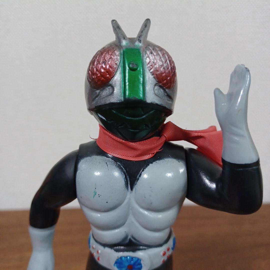 無版権　通称「盆踊りライダー」パチモノ希少美品ソフビフィギュア