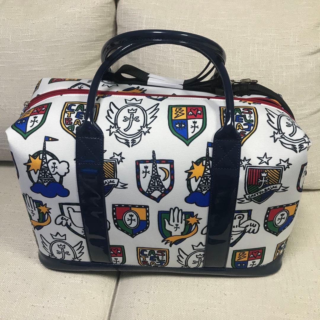 CASTELBAJAC CBB034 ボストンバッグ　ホワイト