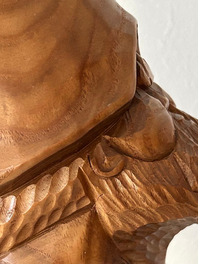 ◇美品・北海道彫刻◇コロポックル30cm