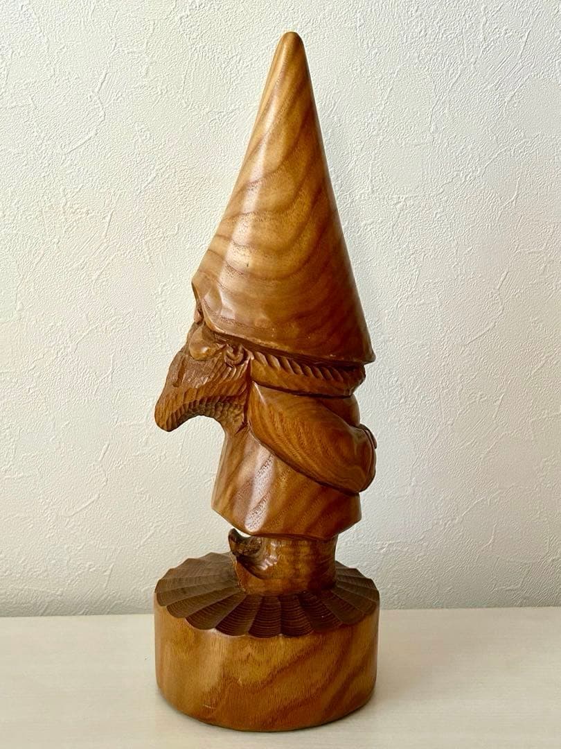 ◇美品・北海道彫刻◇コロポックル30cm