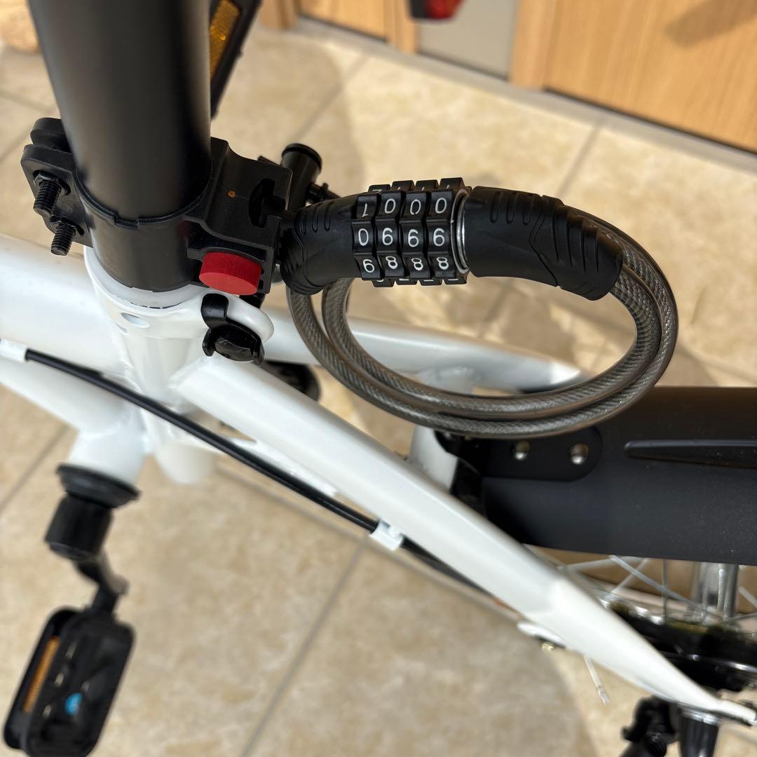 THREE STONE 折りたたみ自転車 ホワイト