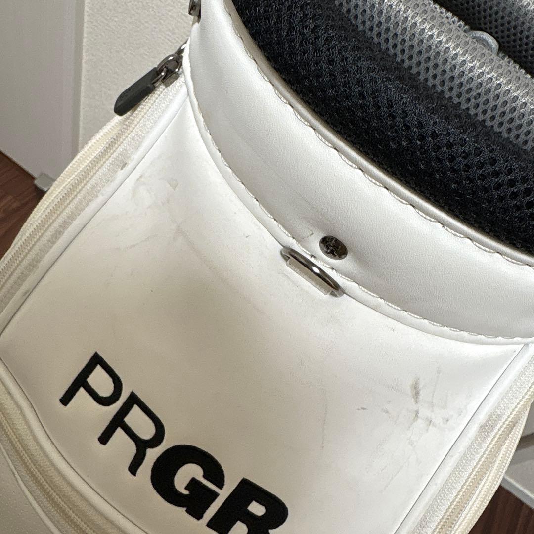 M348 PRGR プロギア YOKOHAMA RS キャディバッグ ホワイト