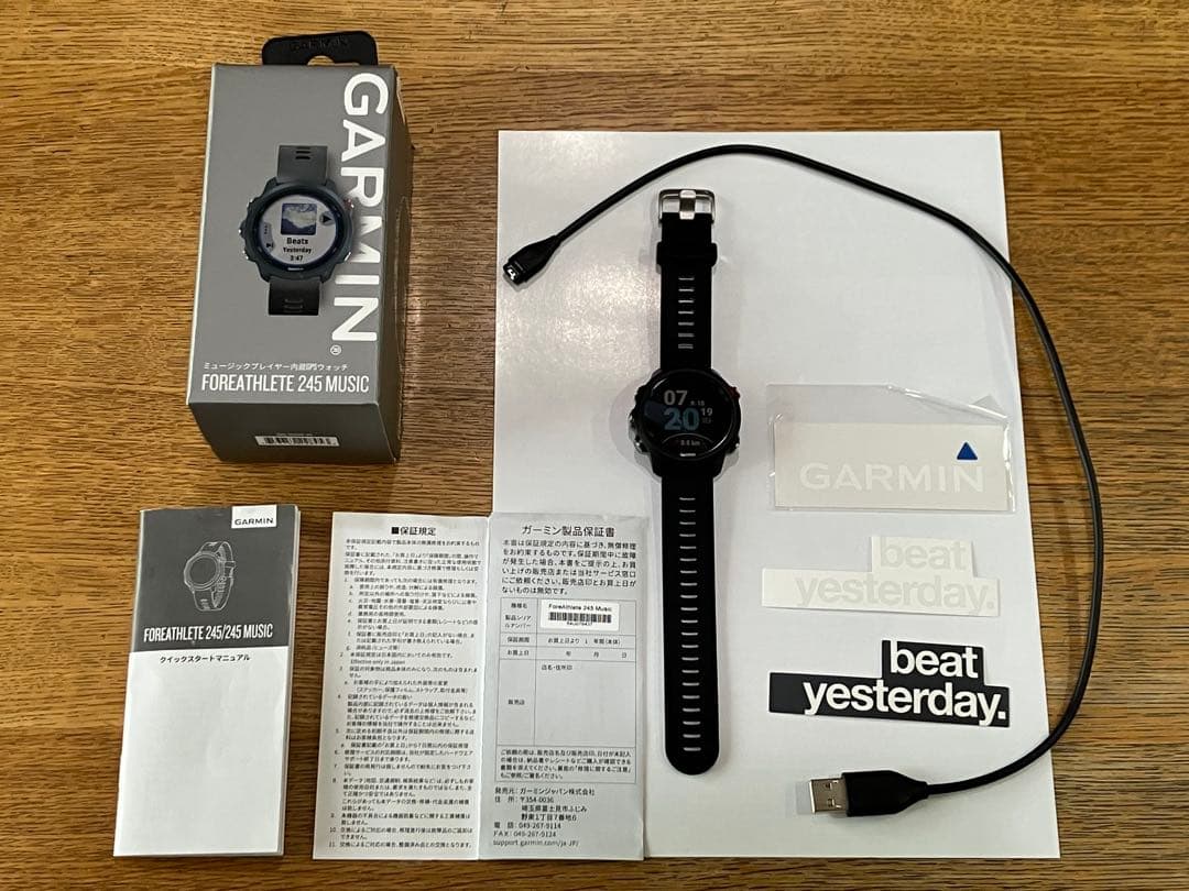 ウォーキング・ランニングウェア GARMIN FOREATHLETE 245 MUSIC