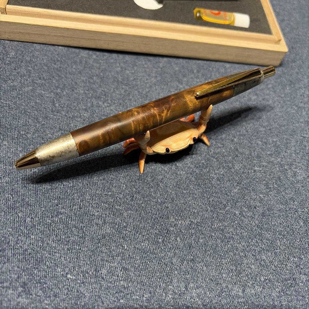 最終価格野原工芸 マーブルウッド ボールペン