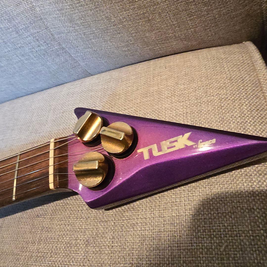84年製 Greco TUSK GTV-60 パープル フライングV