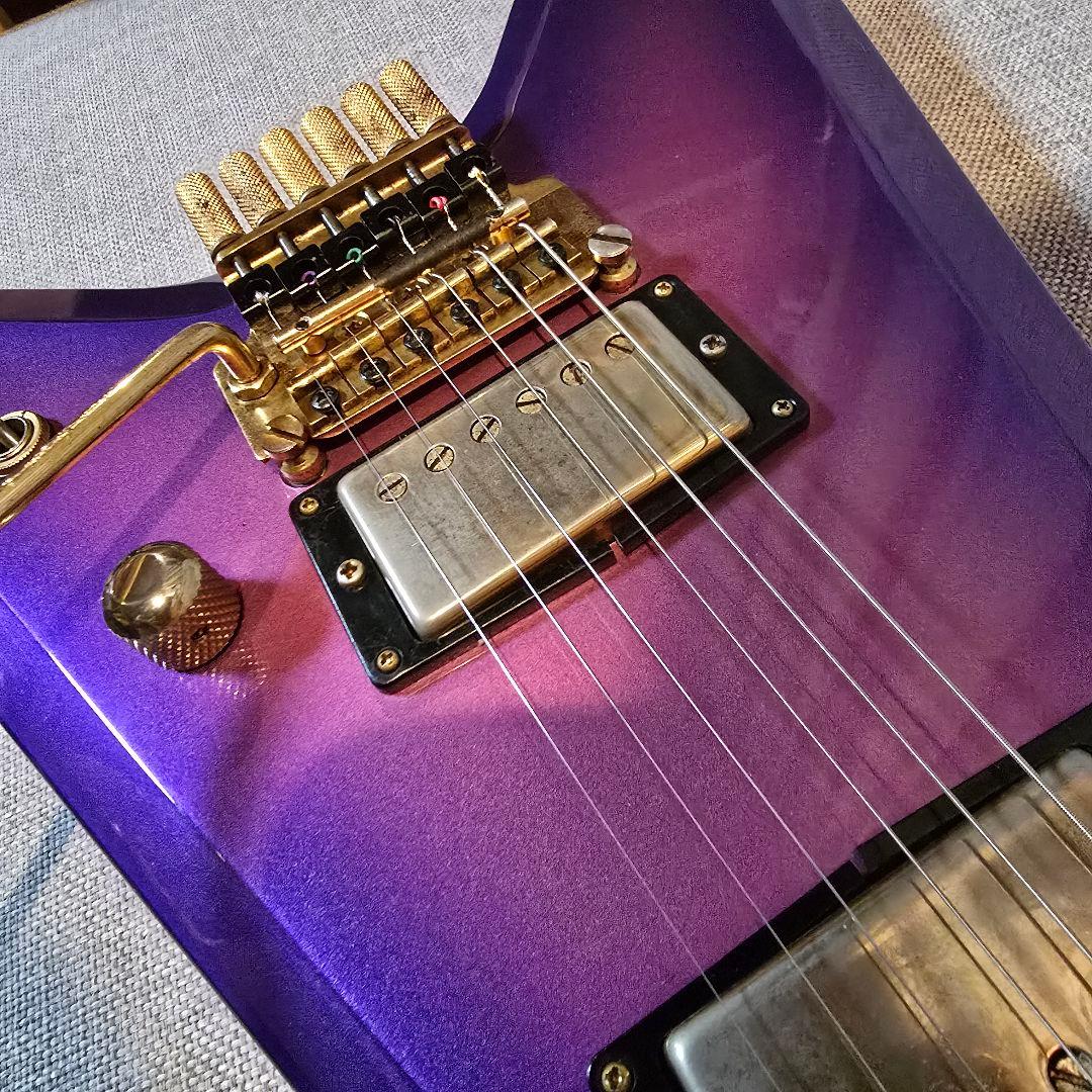 84年製 Greco TUSK GTV-60 パープル フライングV