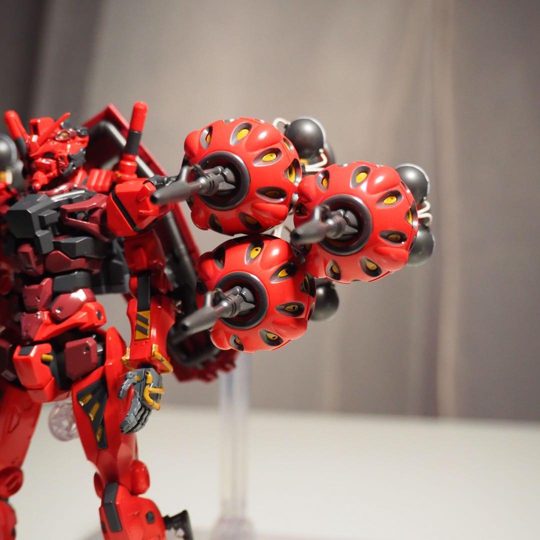 赤いガンダム　全塗装　HG GQuuuuuuX