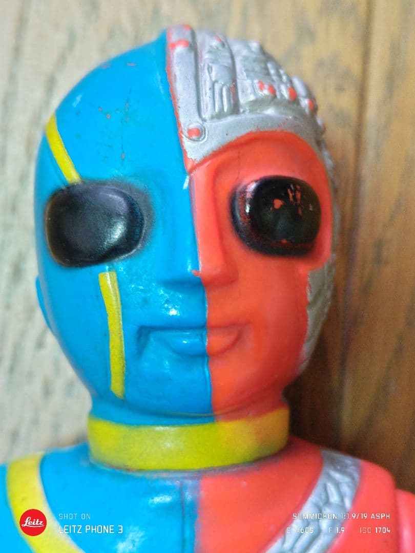 昭和当時物レトロ　ソフビ　人造人間キカイダー