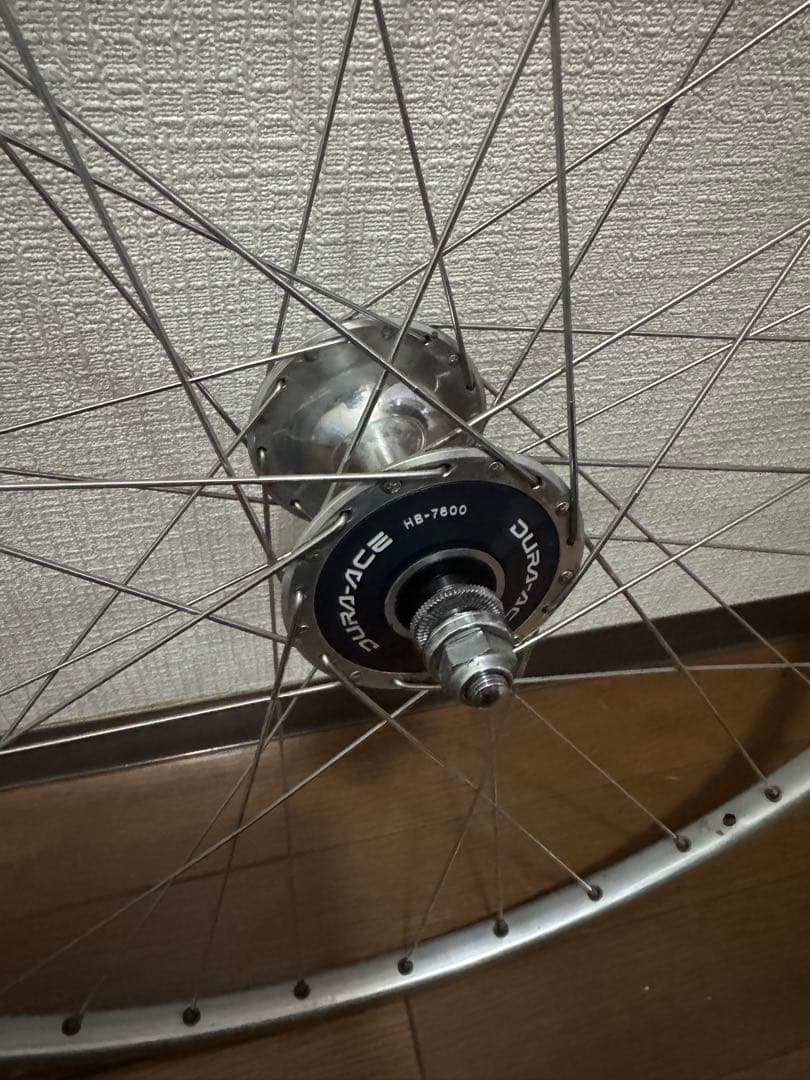 DURA-ACE HB-7600 完組ホイール 前輪　競輪用