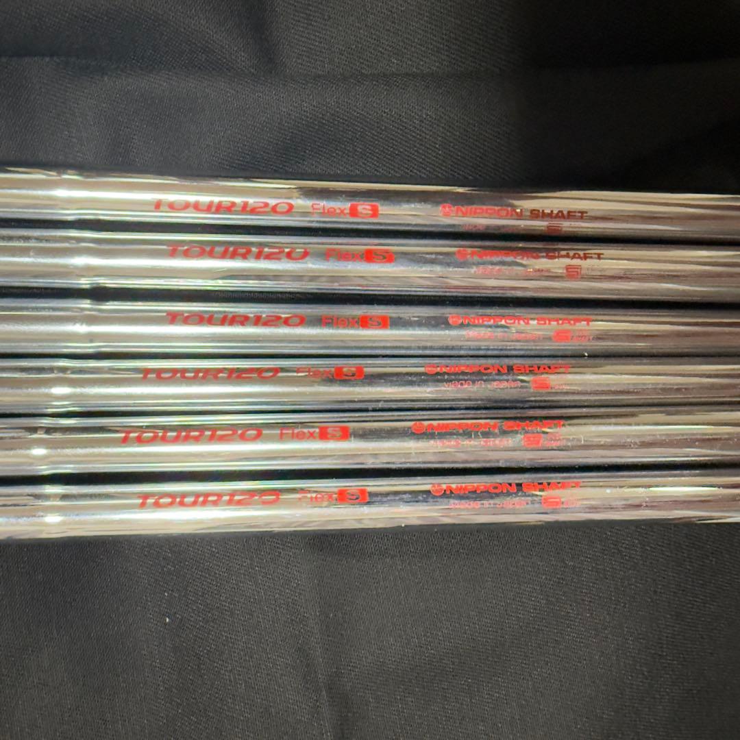 日本シャフト モーダス 105 フレックスSシャフト 5i〜Pw 5回使用