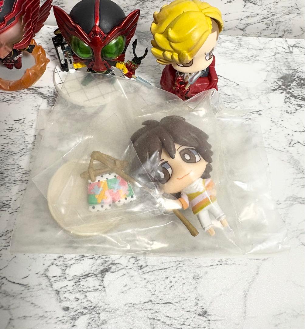 仮面ライダーオーズ 火野映司 アンク　フィギュア ゆーぽん　ちみメガ