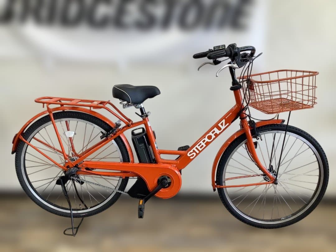 整備済☆送料込！ブリヂストン ステップクルーズe 26インチ 電動アシスト中古車
