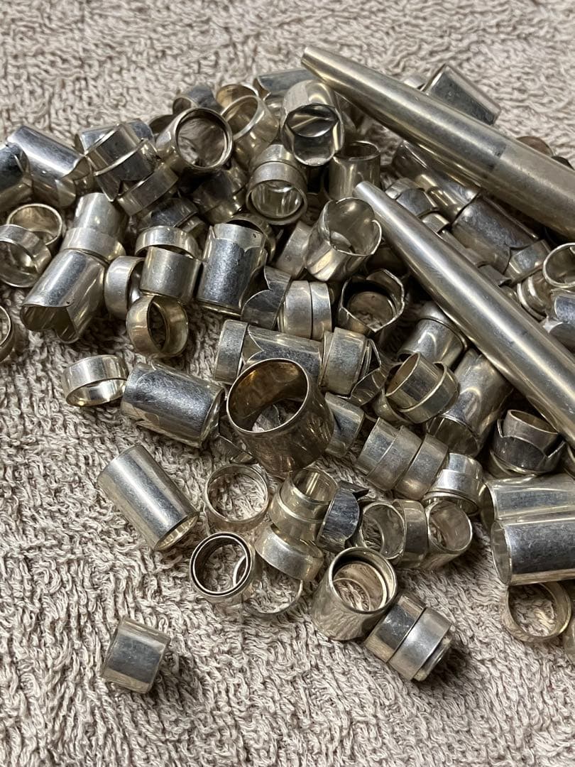 ほ*じ様 銀細工部品　シルバー925 工芸部品セット 101g 万年筆部品