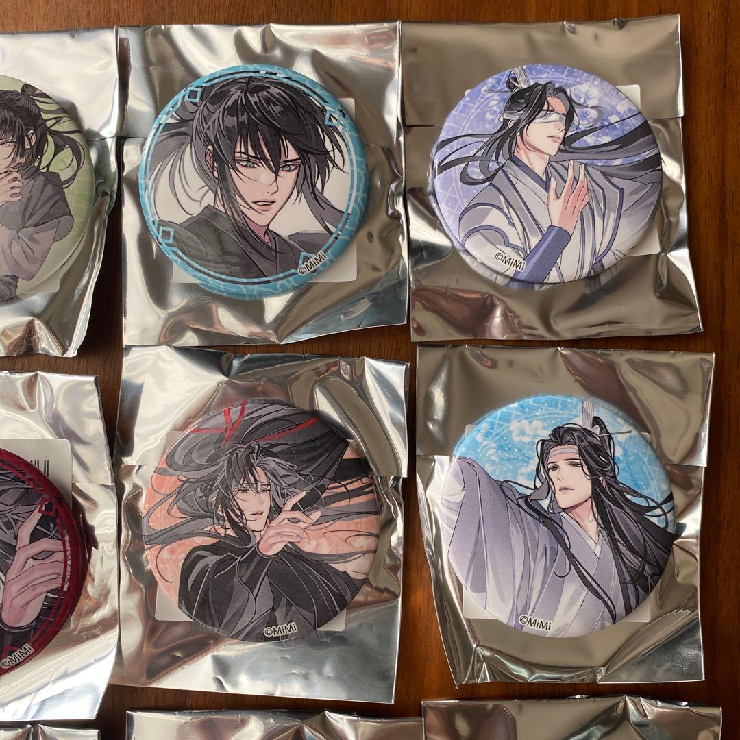 MaeTown　魔道祖師　トレーディング缶バッジ　キャラスタンド