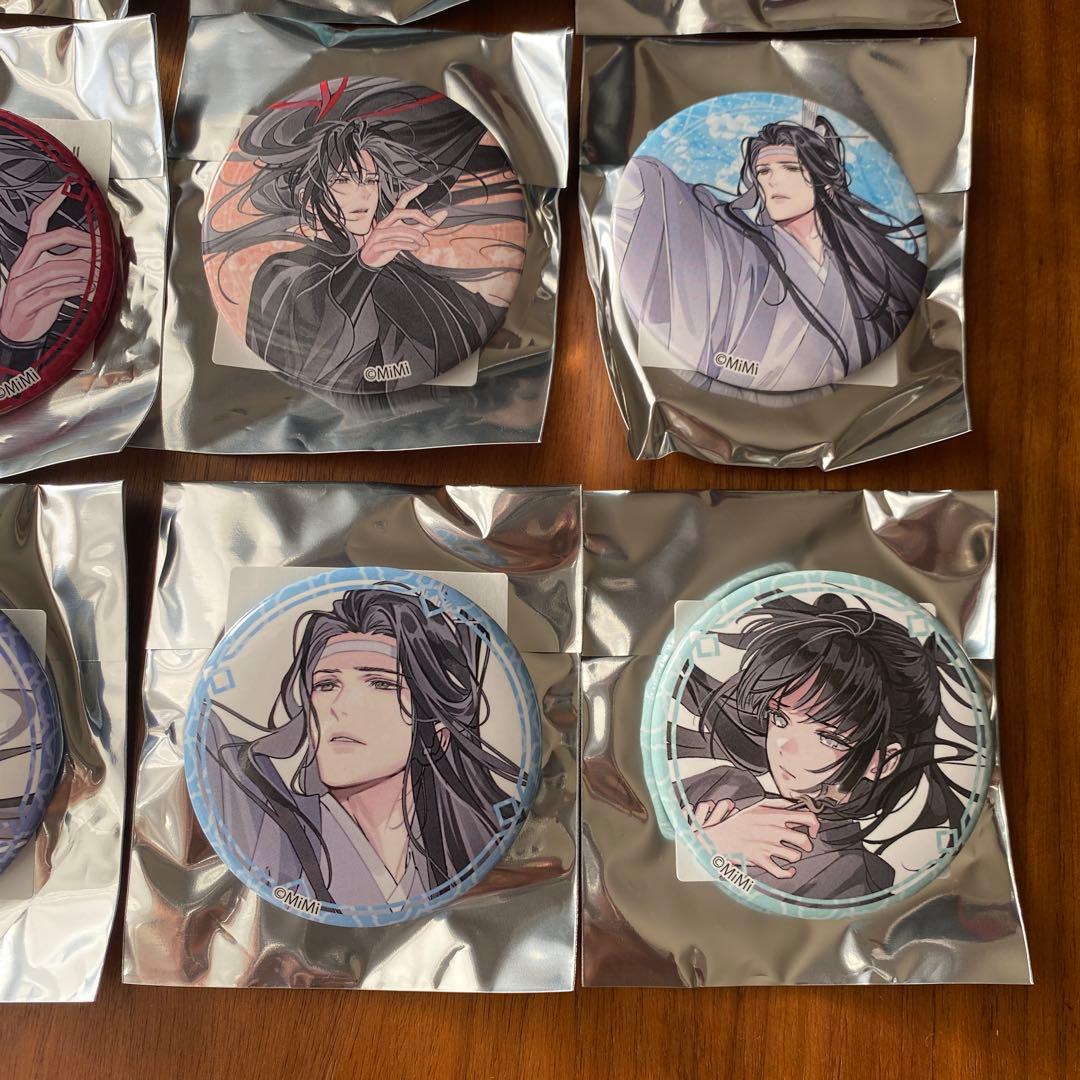 MaeTown　魔道祖師　トレーディング缶バッジ　キャラスタンド