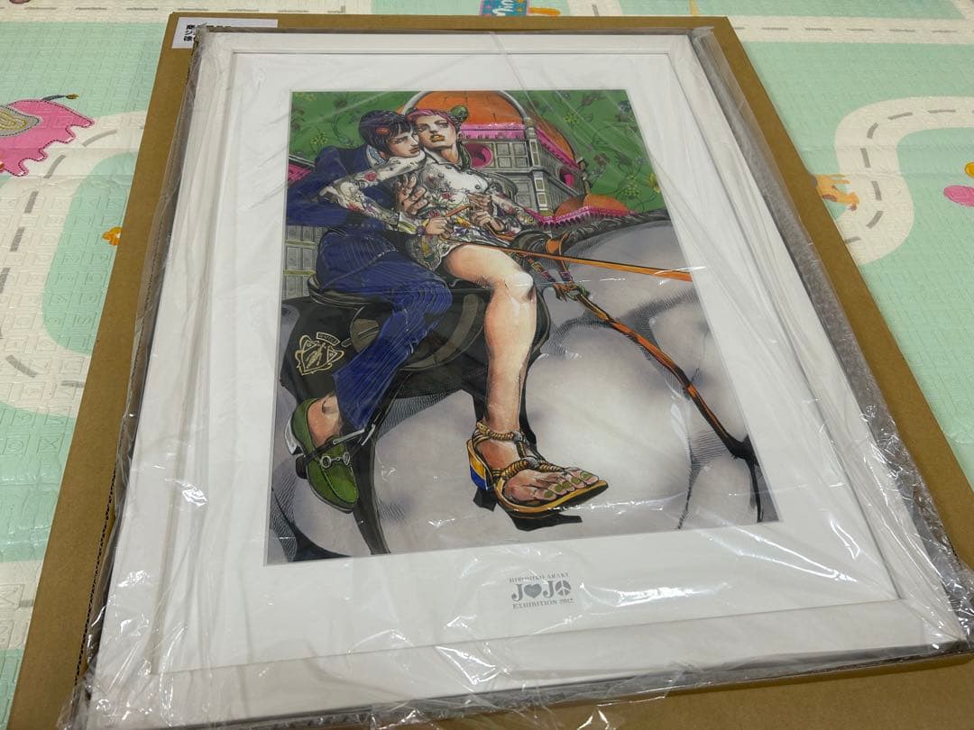 ジョジョの奇妙な冒険 複製原画 徐倫とブチャラティ グッチ