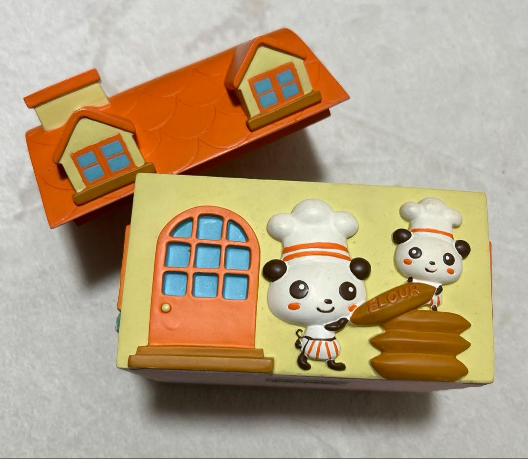 ちょこぱんだ　パン屋さん　家　ハウス　サンリオ　小物入れ　陶器　2001年物