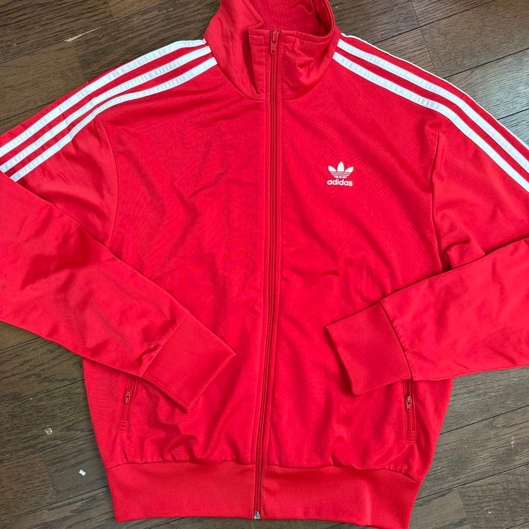 adidas ファイアーバード　トラックジャケット　レッド Lサイズ