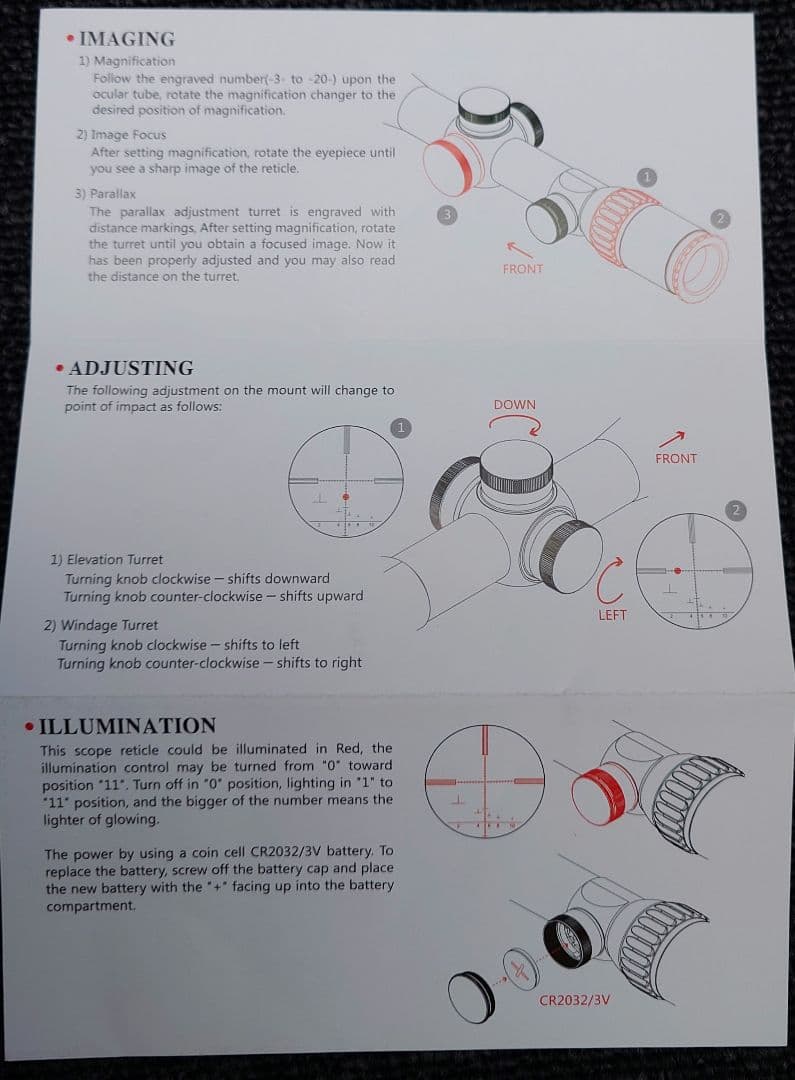 G28ライフルスコープ PMII DMR3-20x50 Illumination