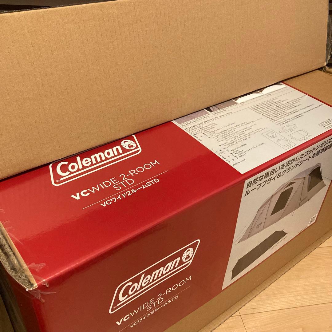 新品 化粧箱 Coleman コールマン VCワイド2ルームSTD テント 大型