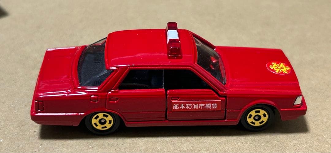 日本製 トミカ ニッサン セドリック パトロールカー 消防指揮車 2台セット