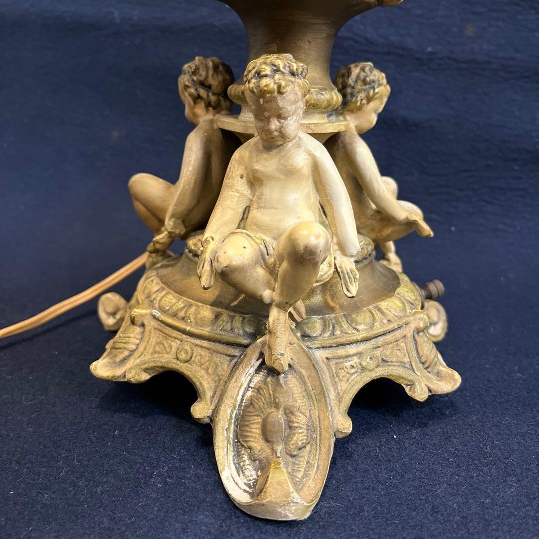 金属工芸　照明　ランプ　ガラス　オブジェ　3人の子供　送料無料　総重量㎏