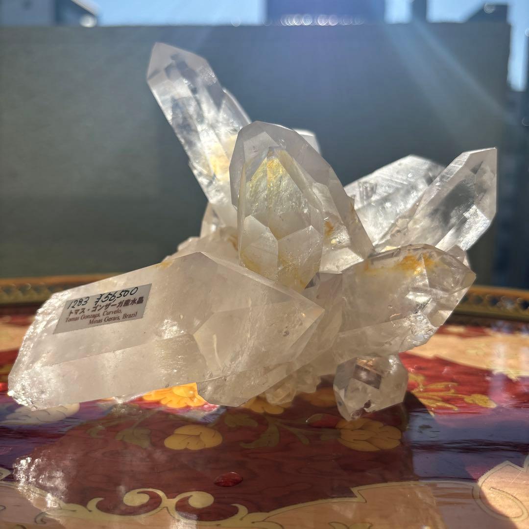 トマスゴンサガ水晶クラスター 約1.2Kg 極美品
