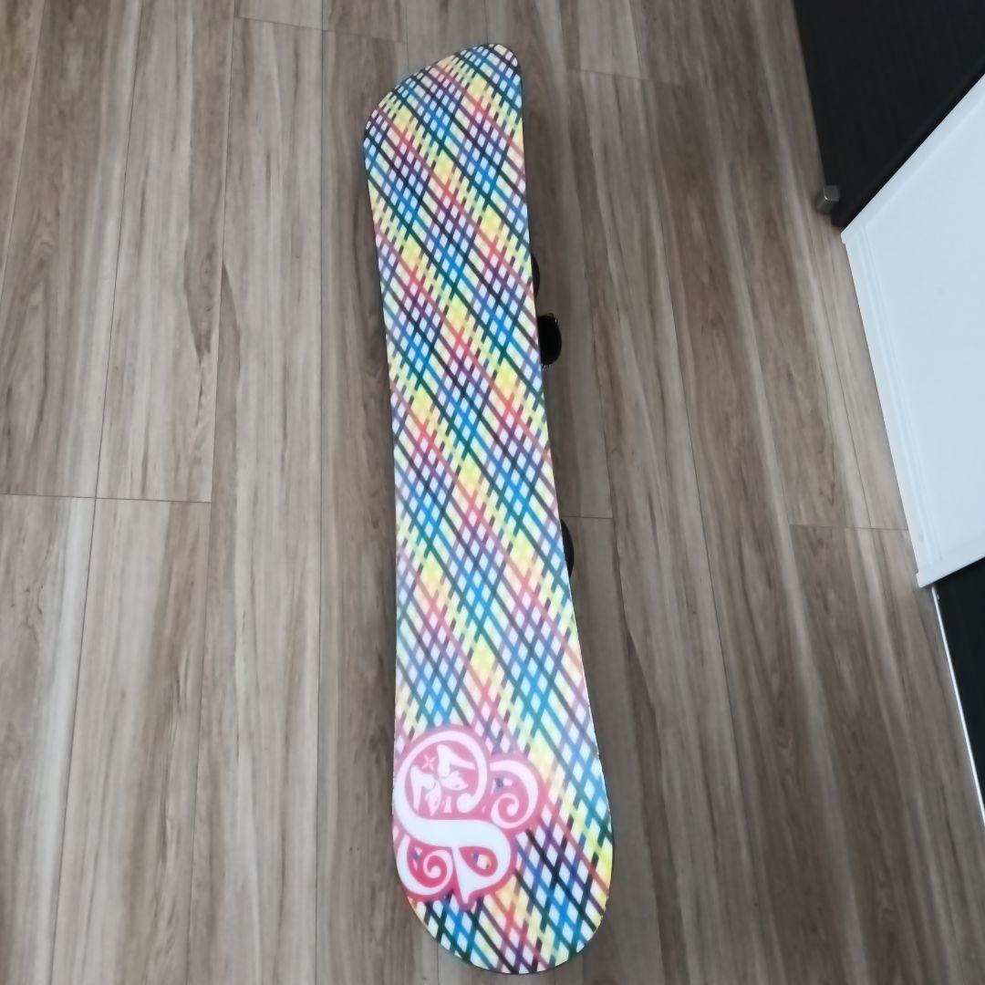 【訳あり】swivel 　スノーボード　139cm　板　ビンディング　2点セット