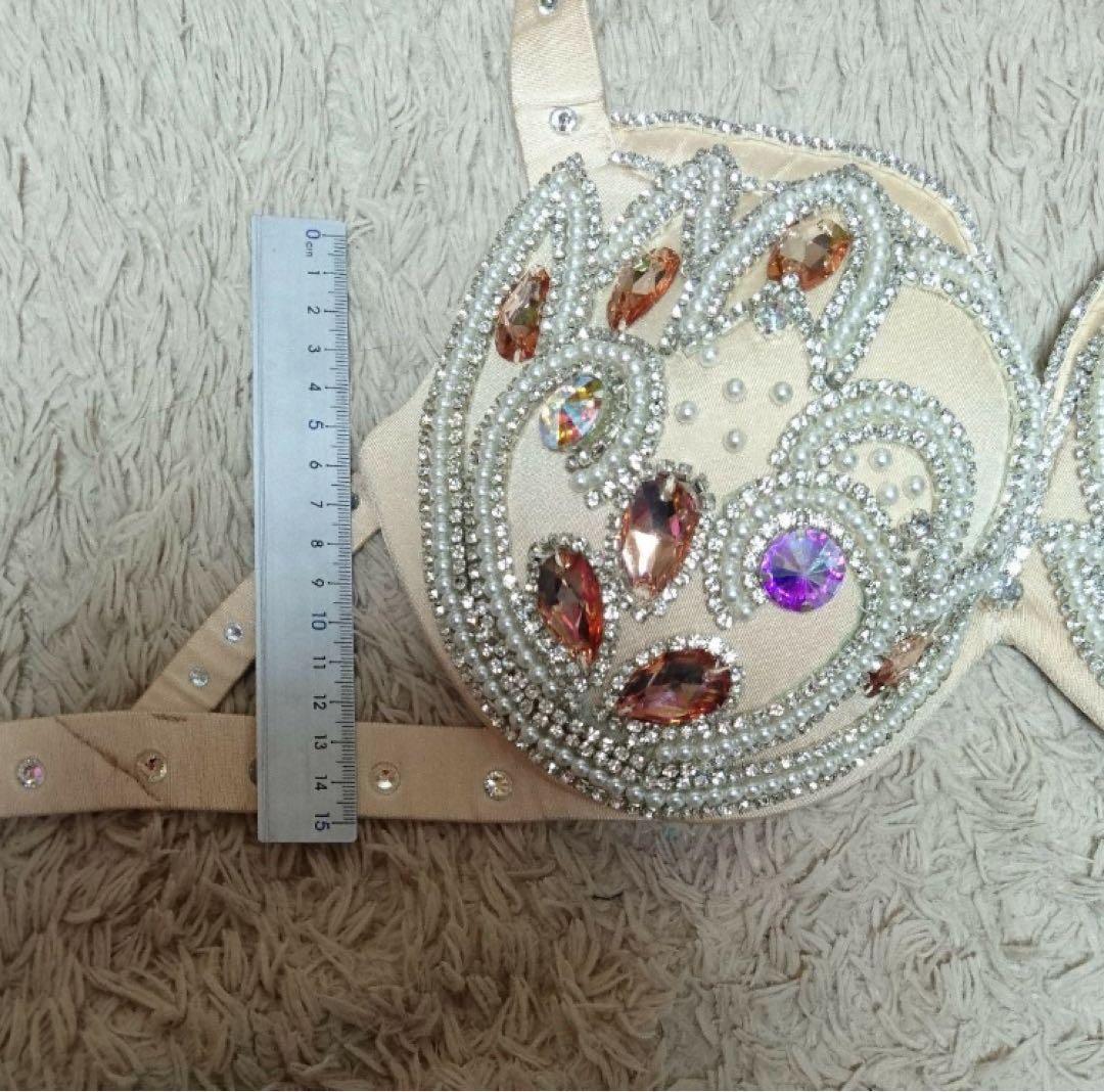 お値下げ小柄さんにベリーダンス衣装 ピンクベージュ