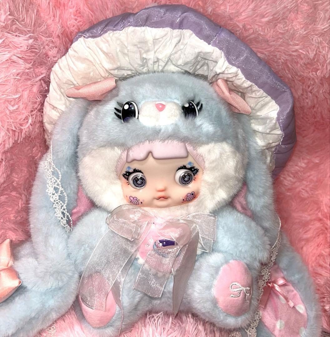 【Nommi】森のきのこ 水色400% マッシュルームキャップ