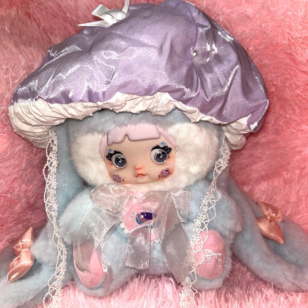 【Nommi】森のきのこ 水色400% マッシュルームキャップ