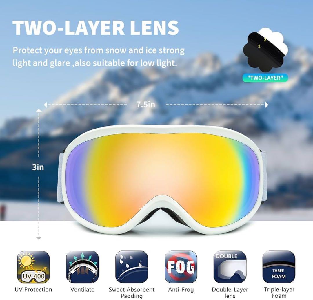 子供用 スキースケートヘルメット ASTM-2040 48-52cm Sサイズ